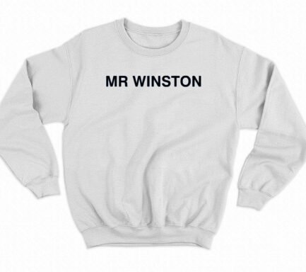 Mr Winston Merch Logo Sweatshirt - White