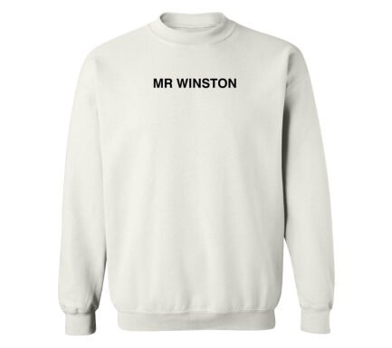 Mr Winston Merch Sweatshirt - White