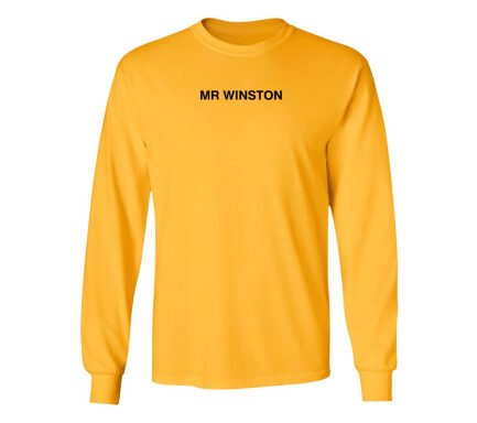 Mr Winston Merch Logo Sweatshirt - Yellow