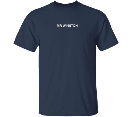 New Worldwide Mr Winston Merch Logo T-Shirt – Blue